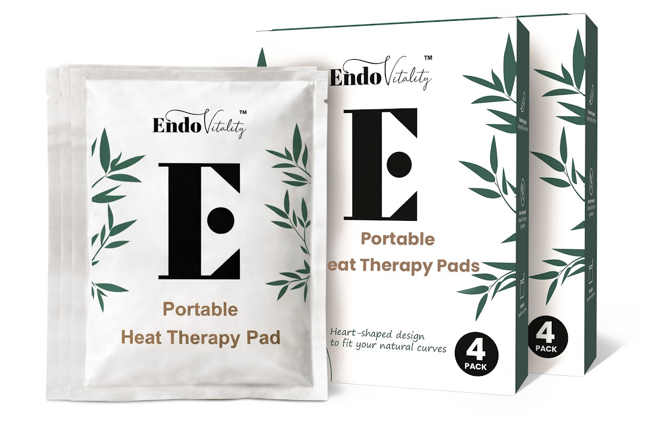 Two The E boxes with portable heat therapy pads